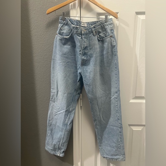 Zara women straight leg fit jeans size 12 - Picture 2 of 4